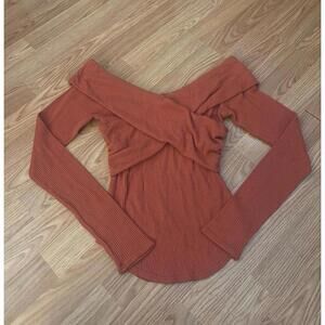 Free People Off The Shoulder Sweater Size Small